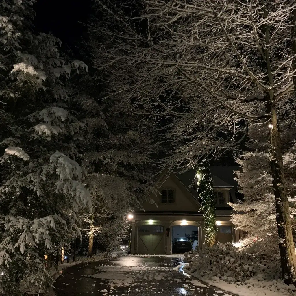 Security lighting installation