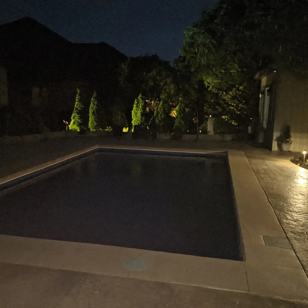 Estate Pond Reflection