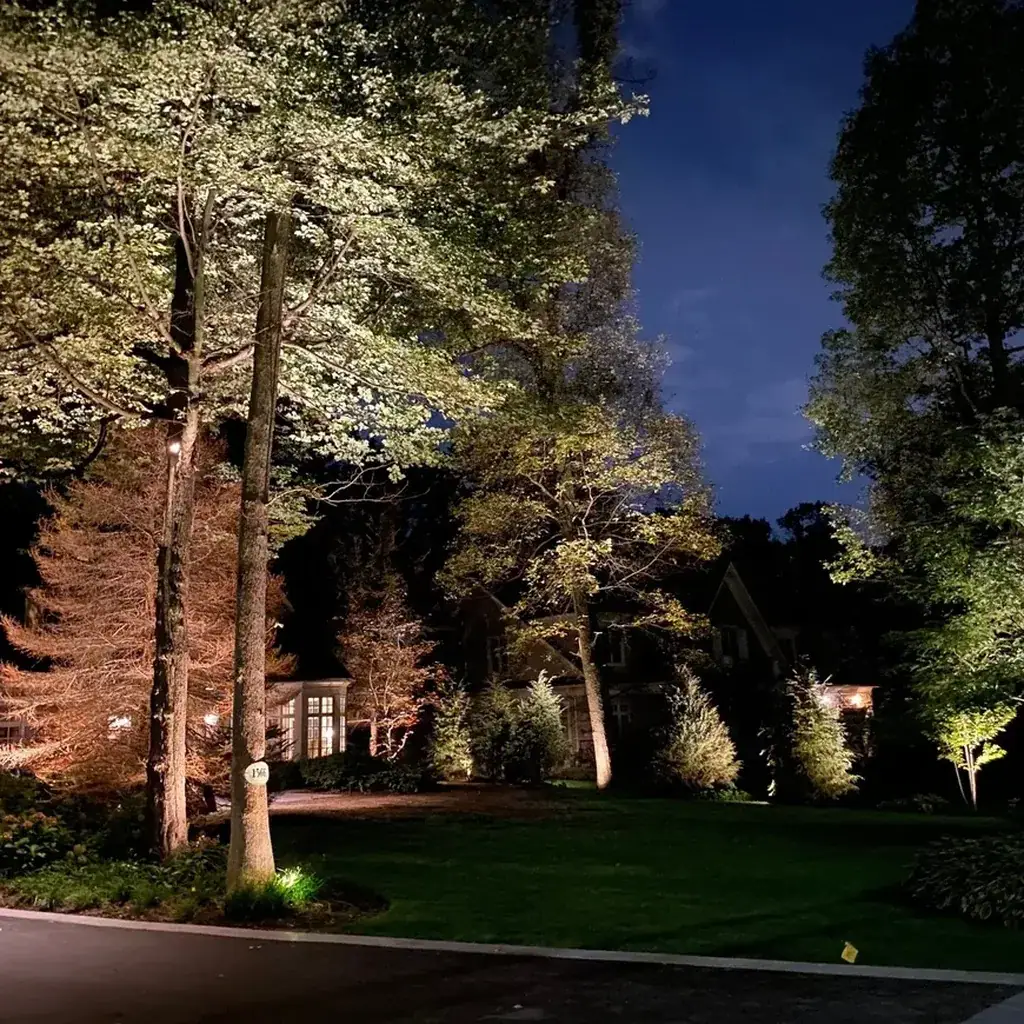 Professional outdoor lighting design for Toronto home